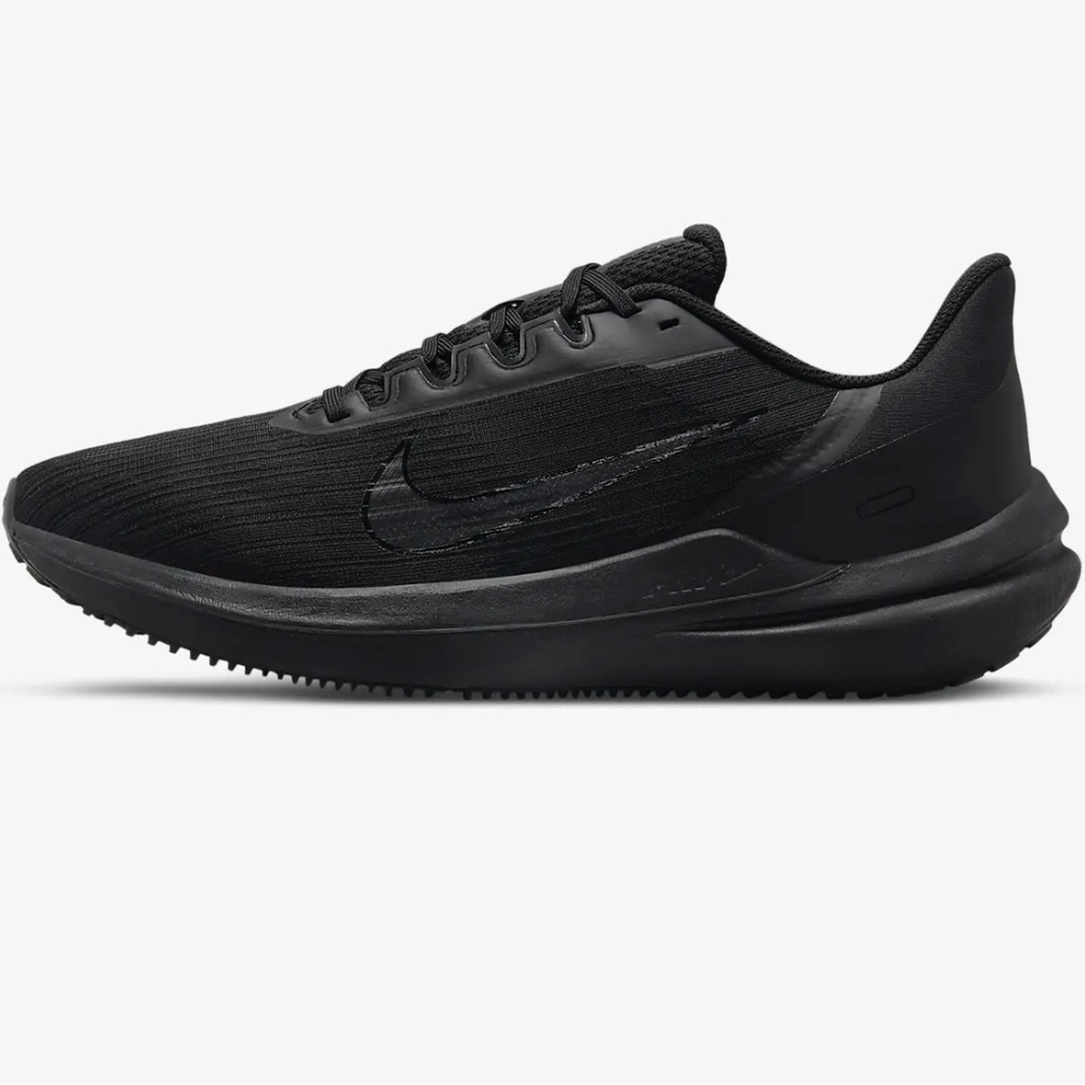 Nike Winflo 9 Premium Men's Road Black/Grey Running Shoes-12.5 Brand New in Box